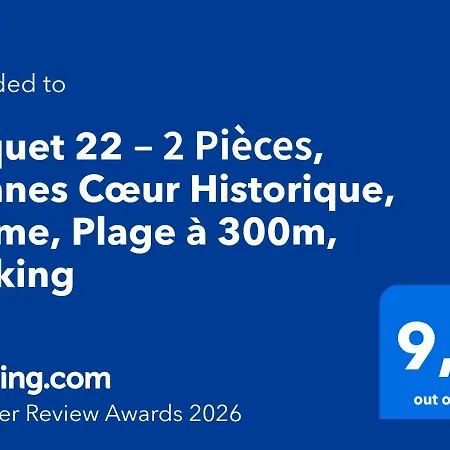 Suquet 22 - 2 Pieces, Coeur Historique, Calme, A 300m, Parking Appartement